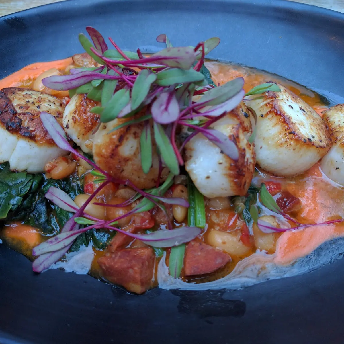 Pan Seared Barnegat Bay Sea Scallops
