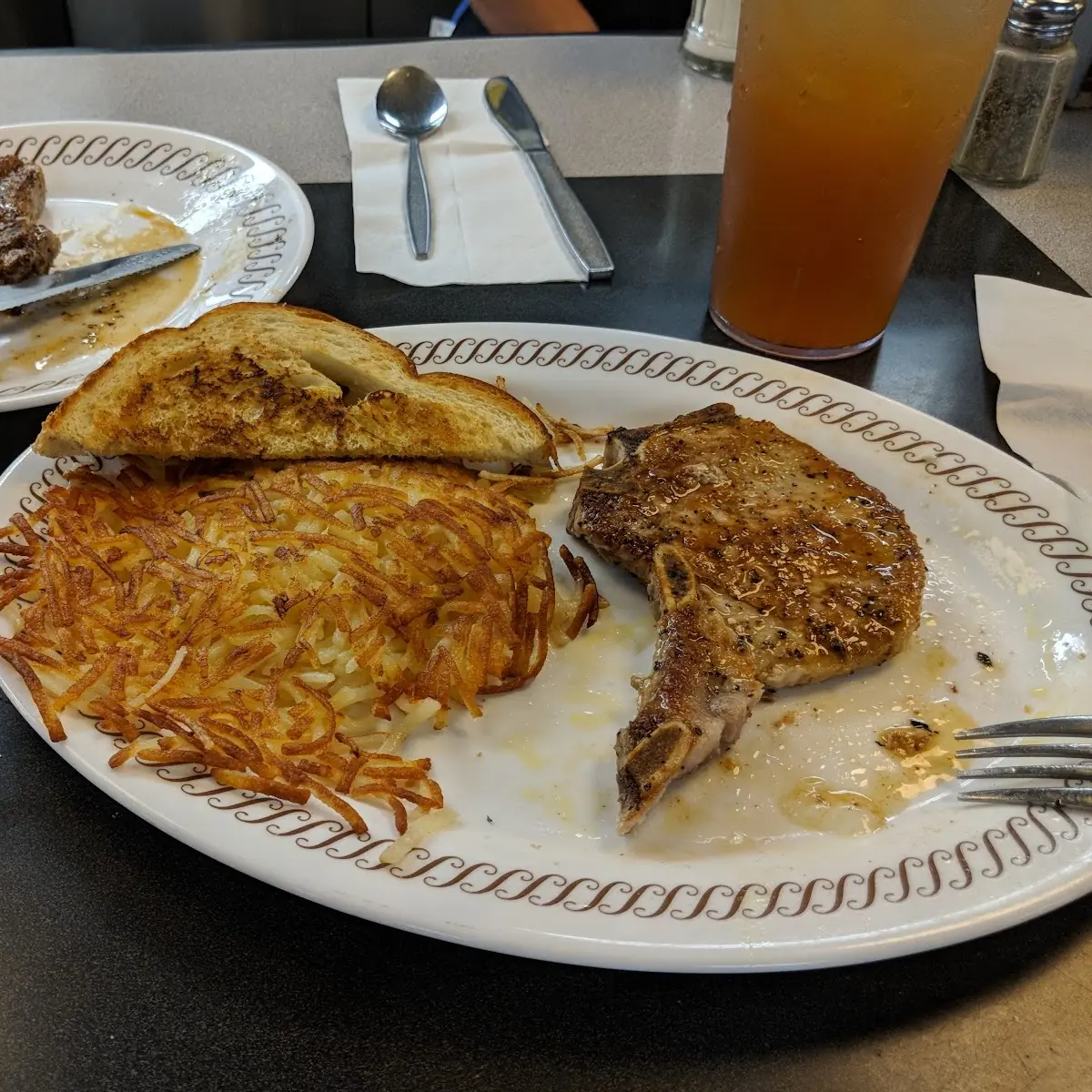 Pork Chop Breakfast