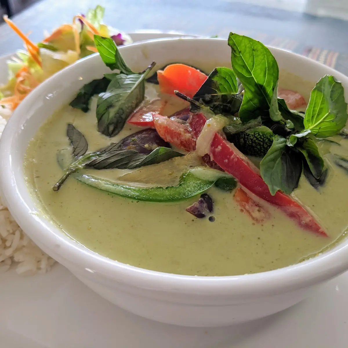 Green Curry with Eggplant