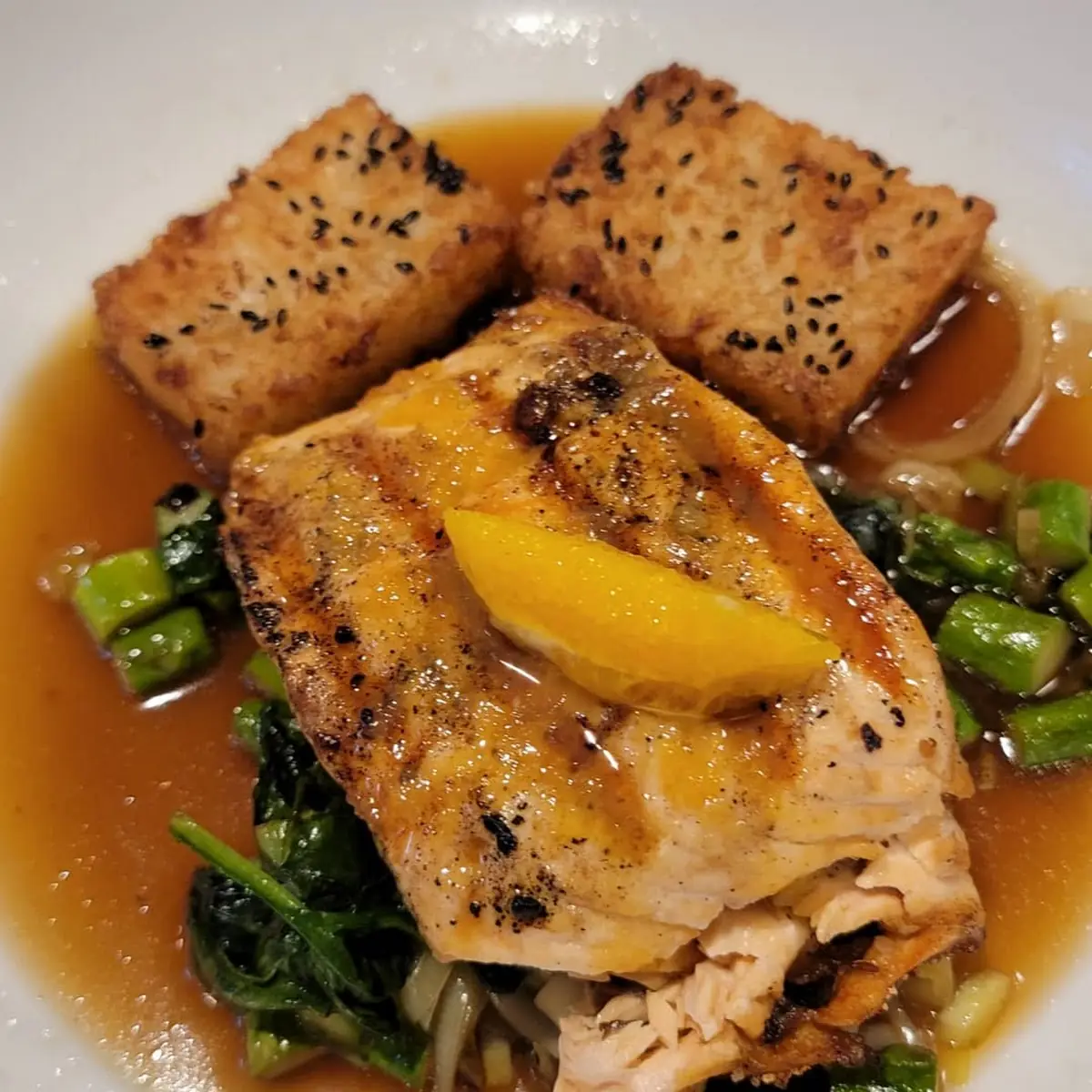 Orange-Miso Salmon