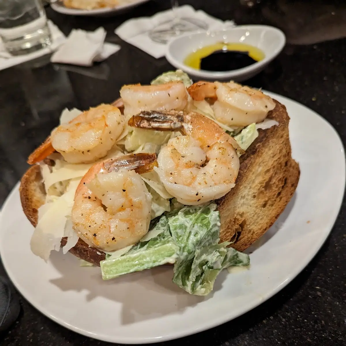 Grilled Shrimp Ceaser Salad