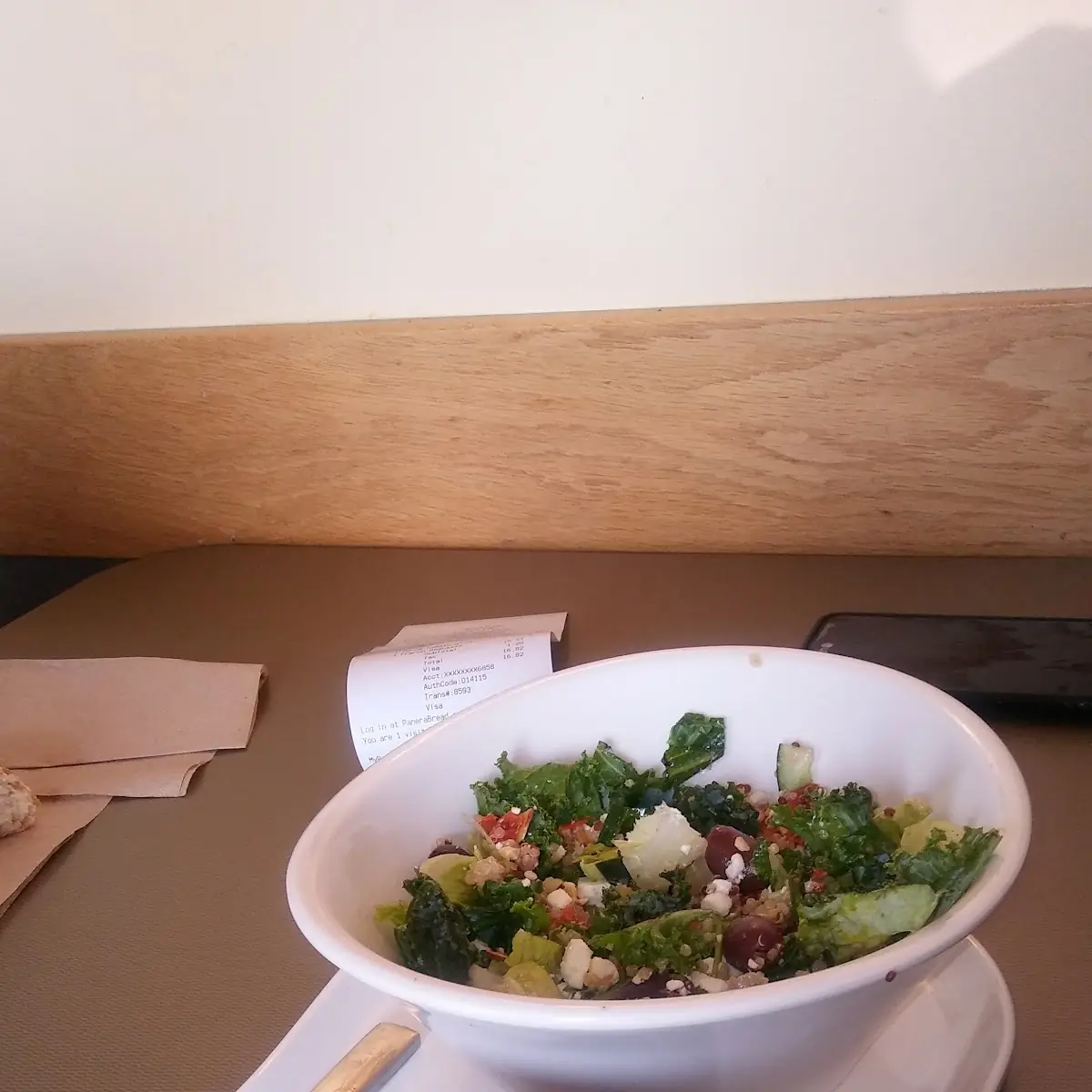 Salad with Potato Chips