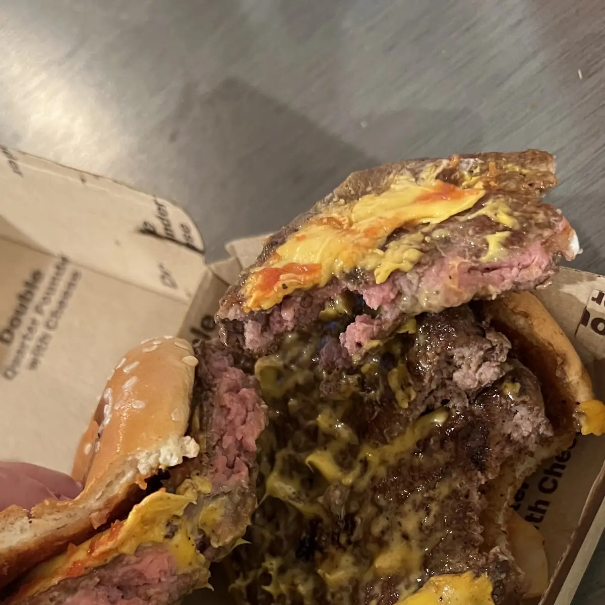 Triple Cheeseburger