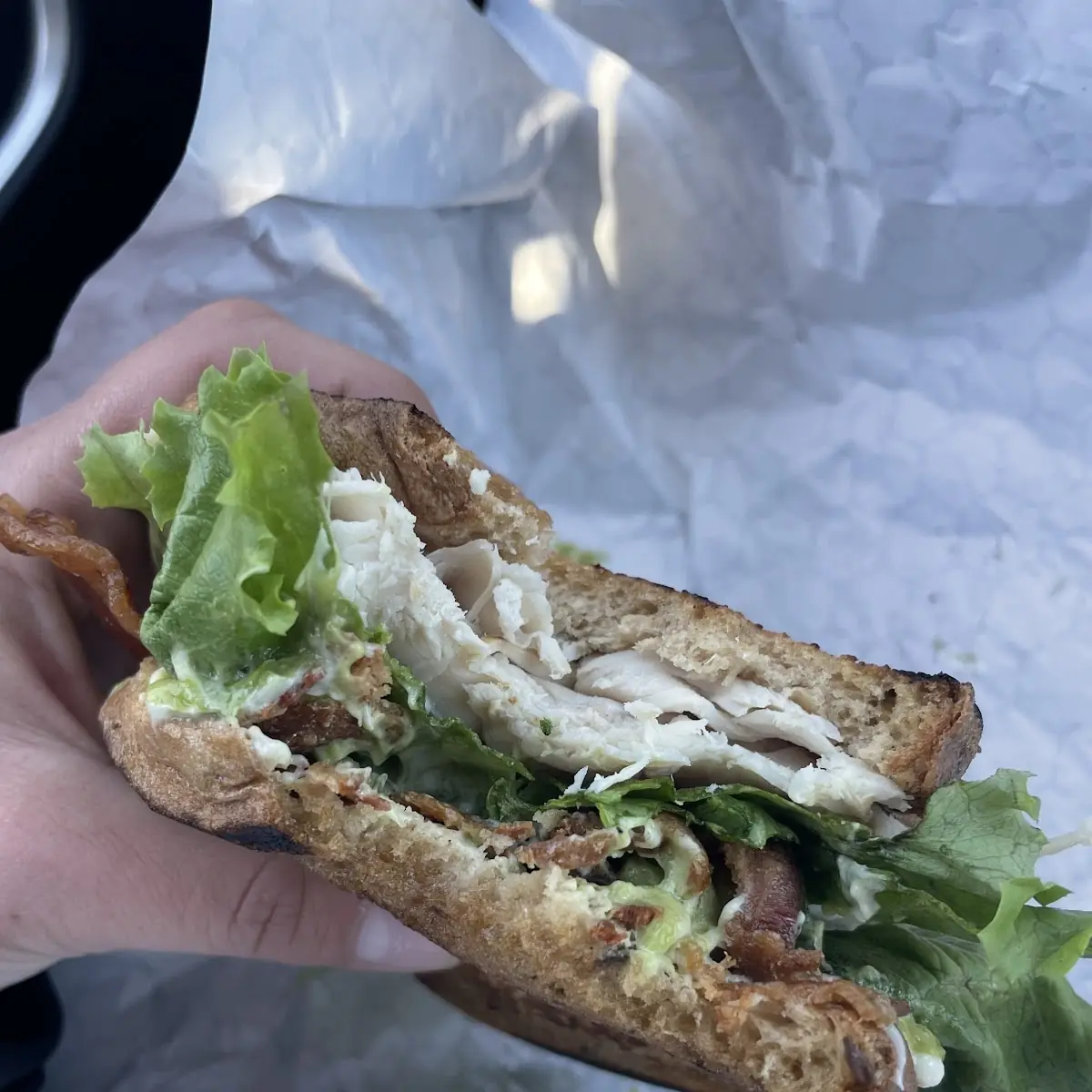 Turkey Avocado Club Sandwich