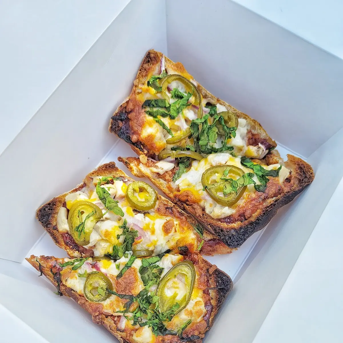 Buffalo Chicken Pizza Bread