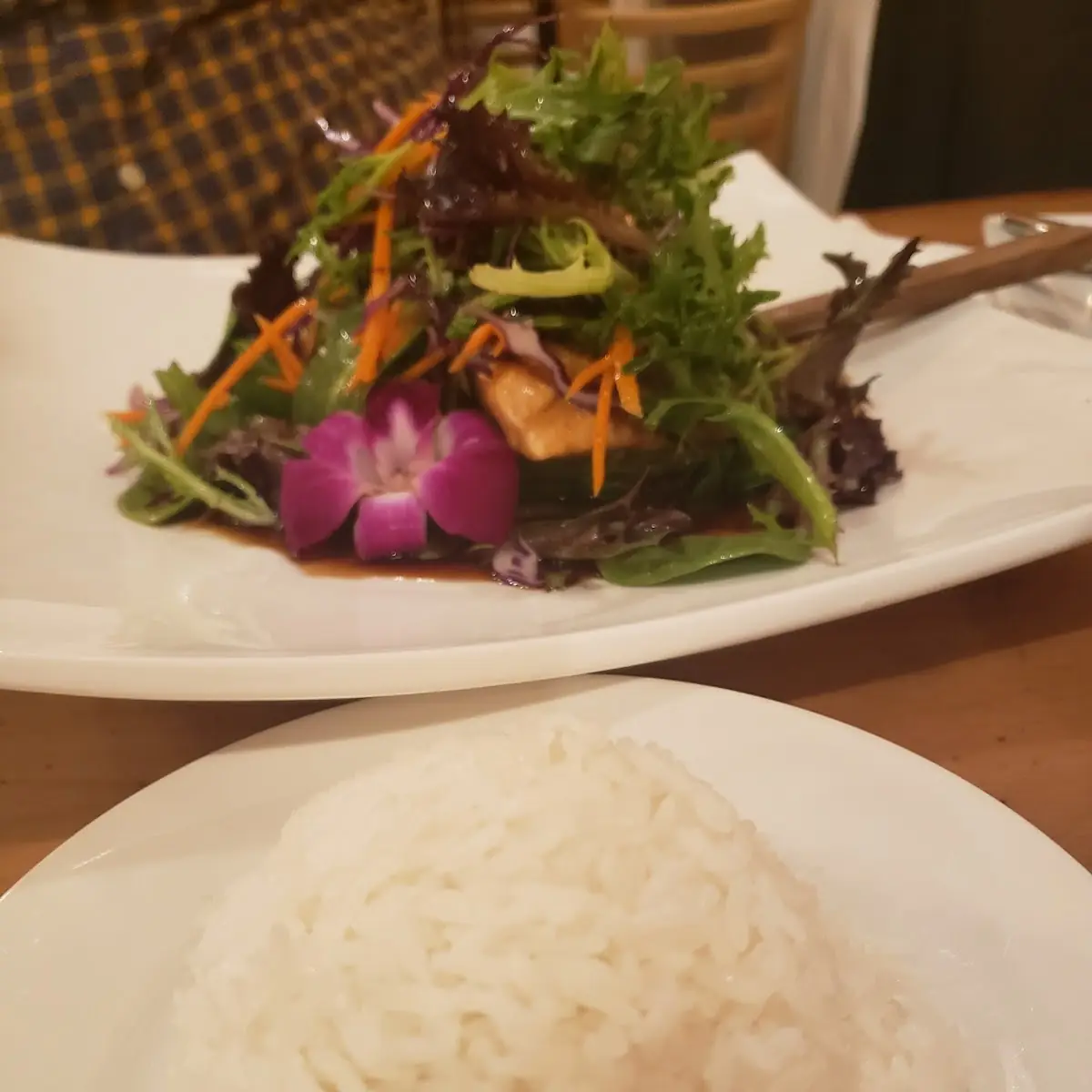 Salmon Teriyaki with White Rice