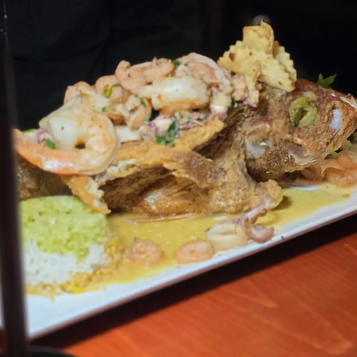 Whole Fried Red Snapper