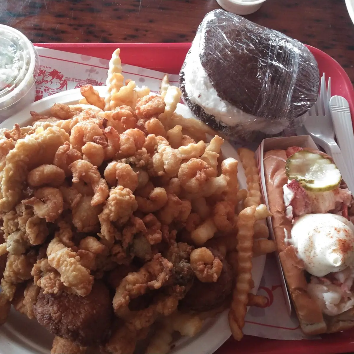 Clam Cake Plate