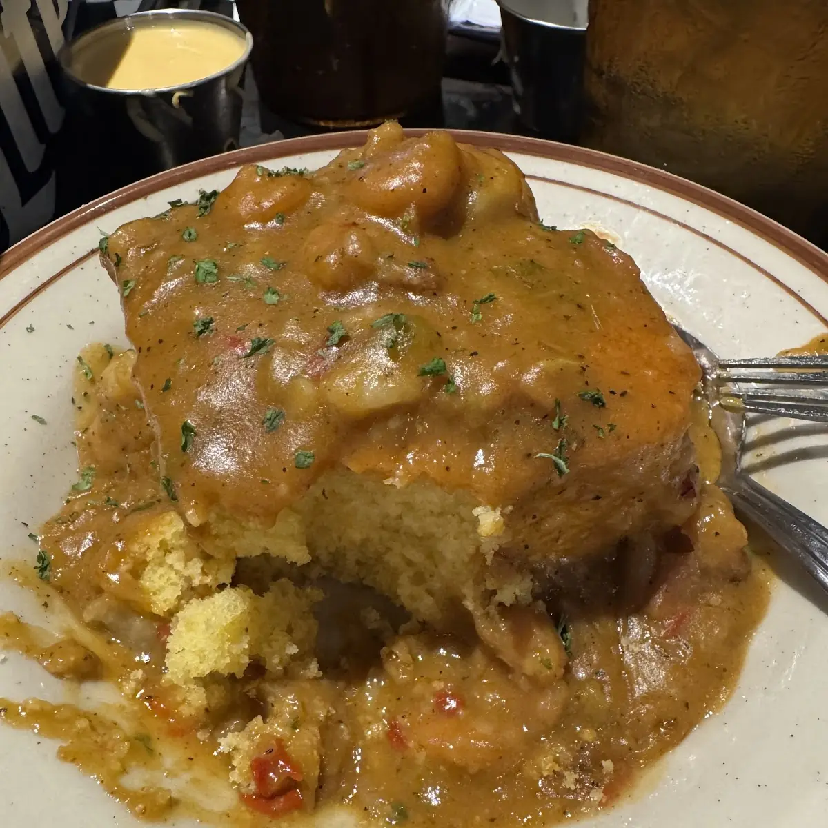 Smothered Cornbread