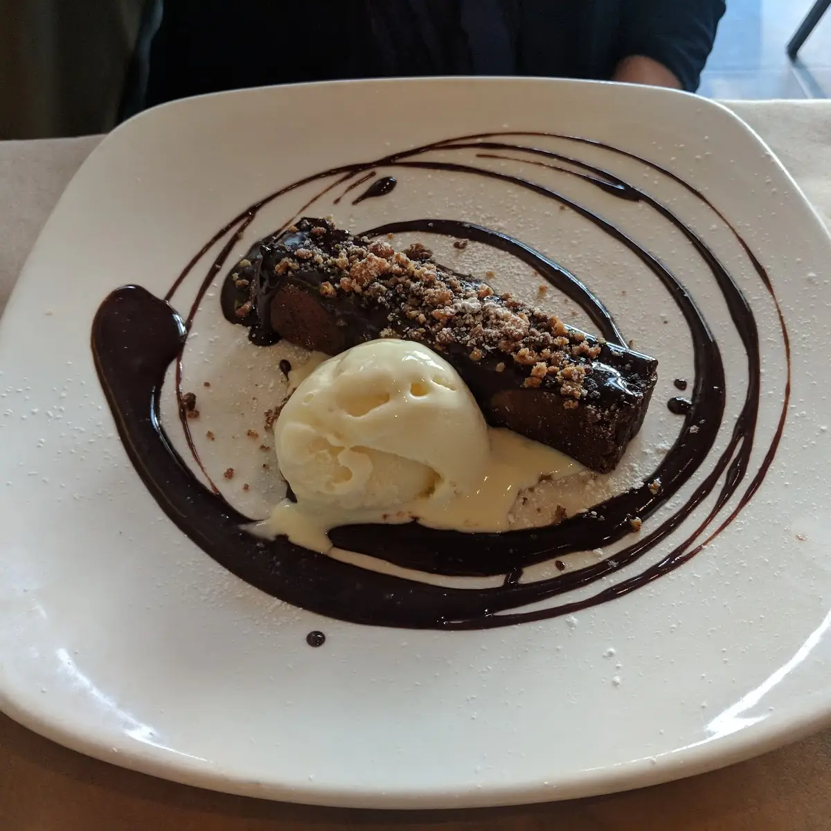 Chocolate Brownie with Gelato