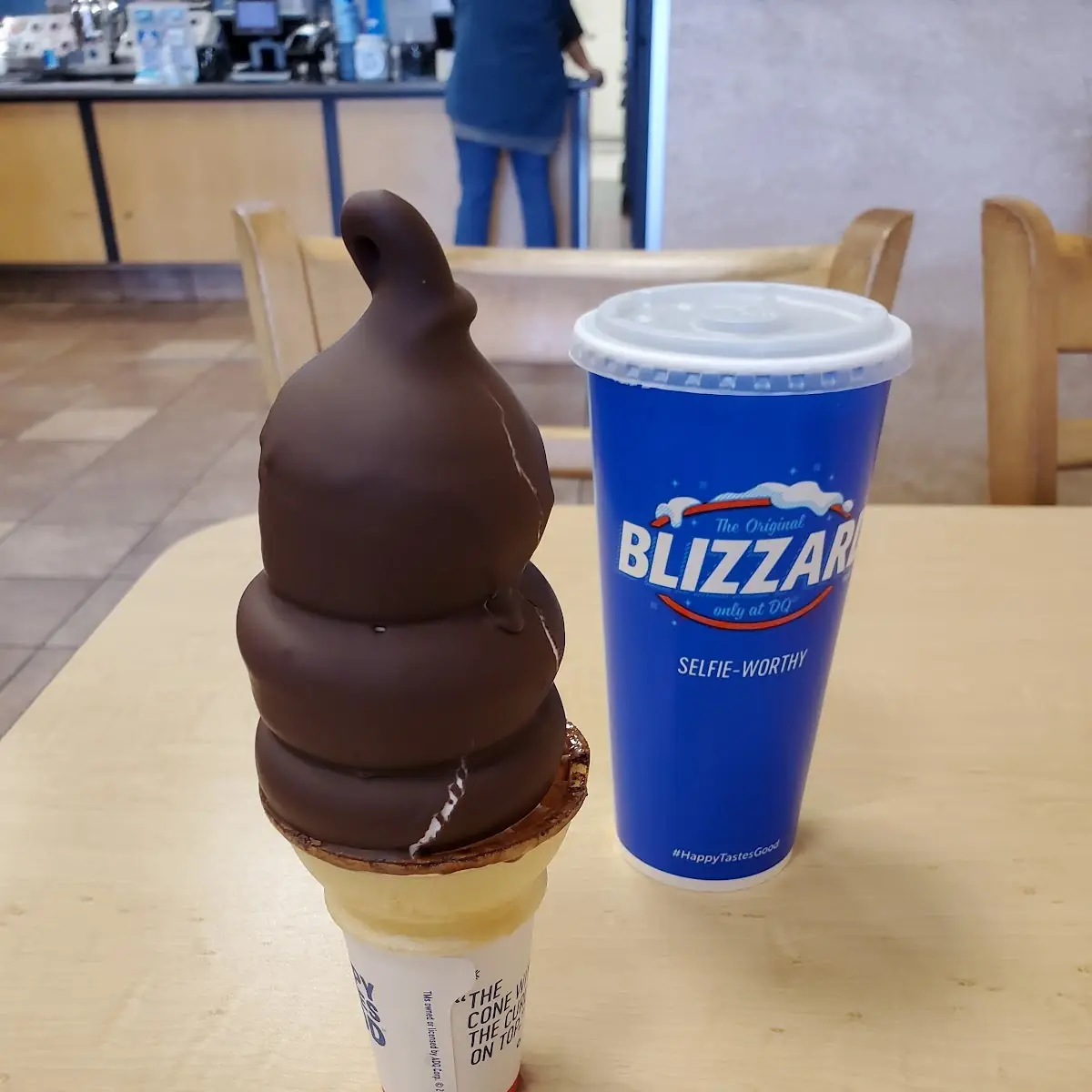 Chocolate Dipped Vanilla Ice Cream