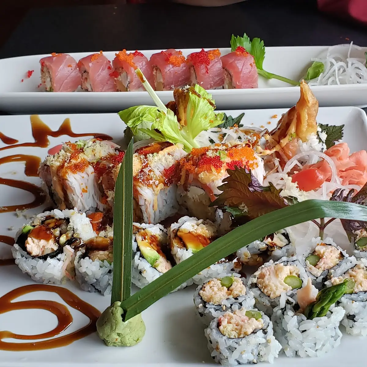 Double Shrimp Tempura Roll with Crab