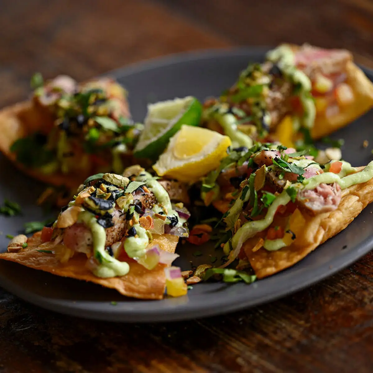 Seared Tuna Nachos