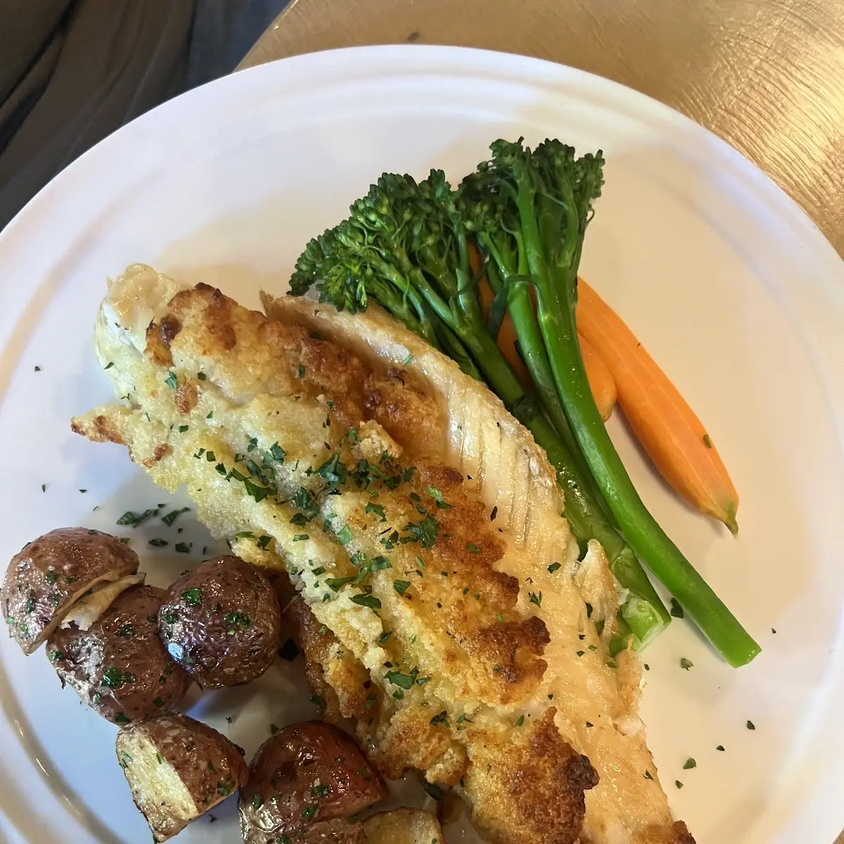 Parmesan Crusted Walleye