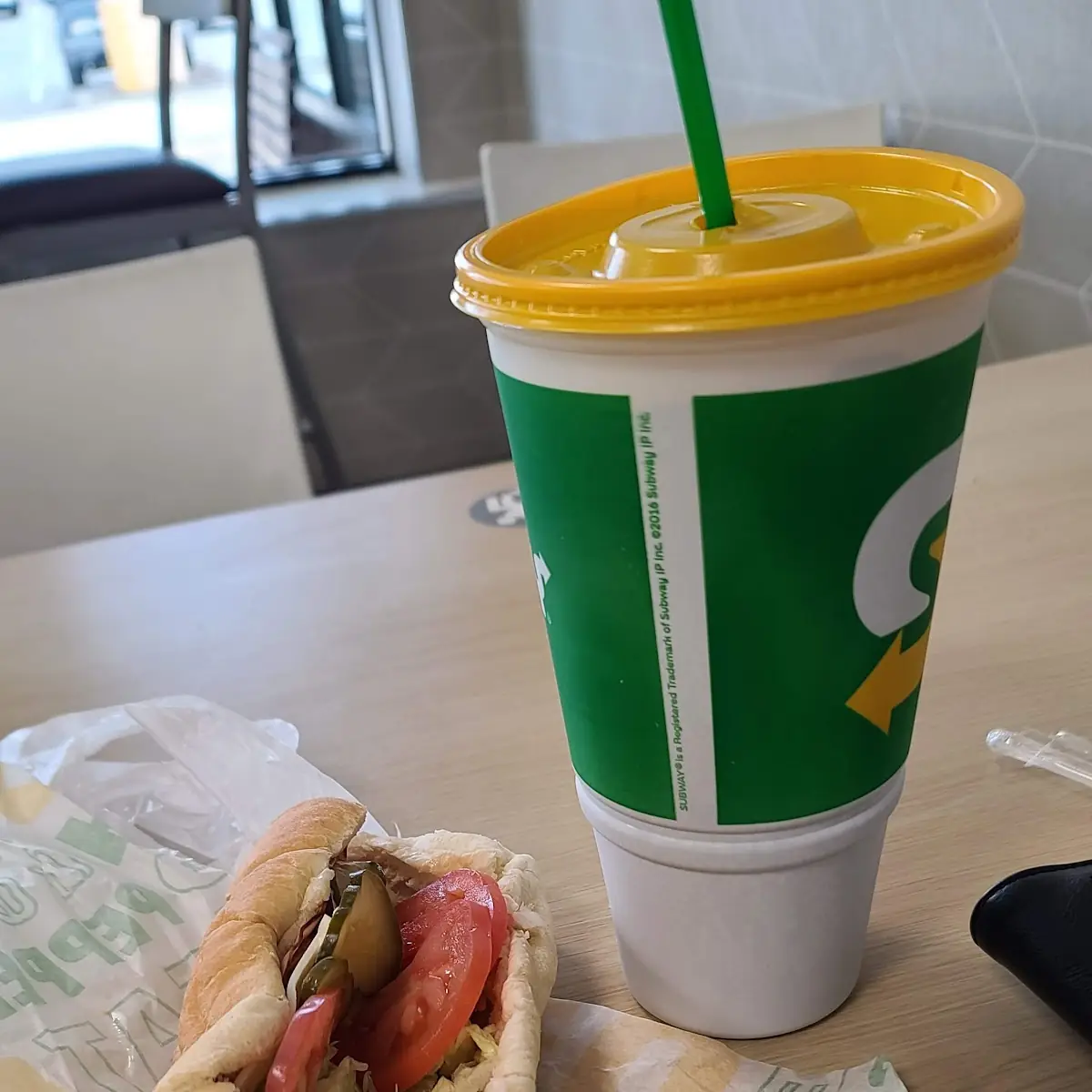 Ham & Cheese Sub with Fountain Soda
