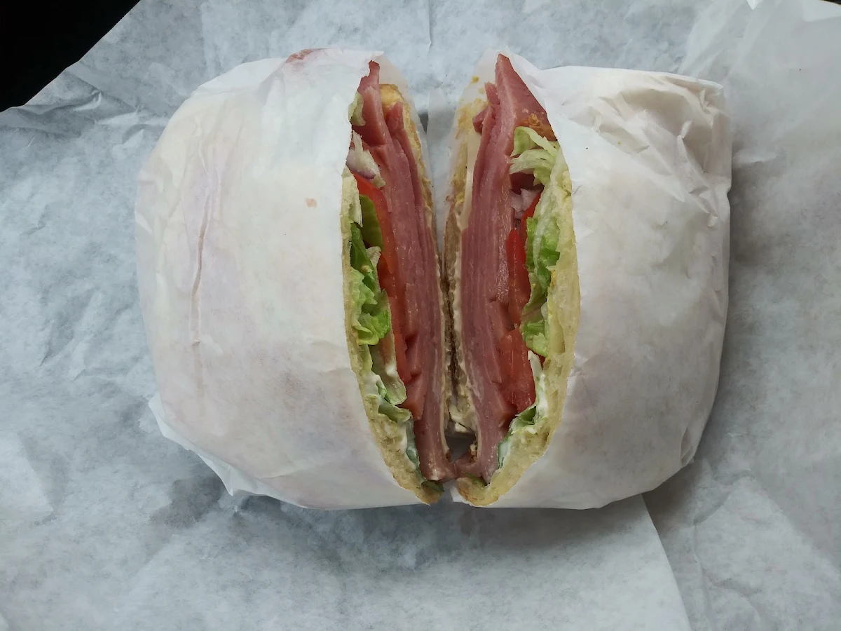 Ham and Cheese Croissant Sandwich