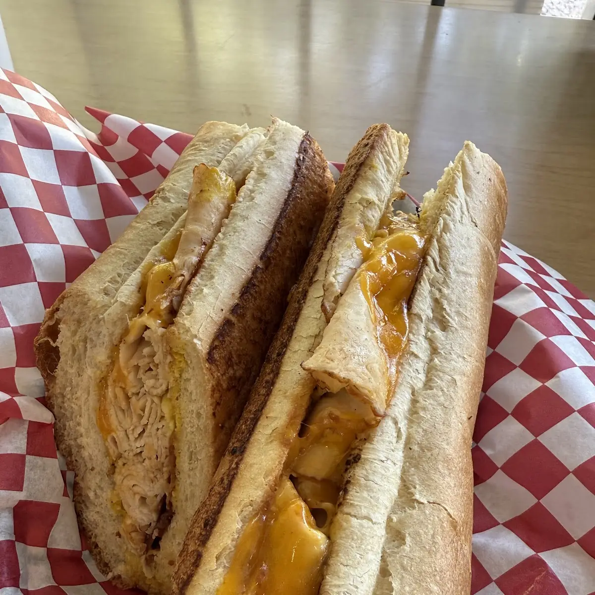 Grilled Chicken & Cheddar Cheese Sandwich