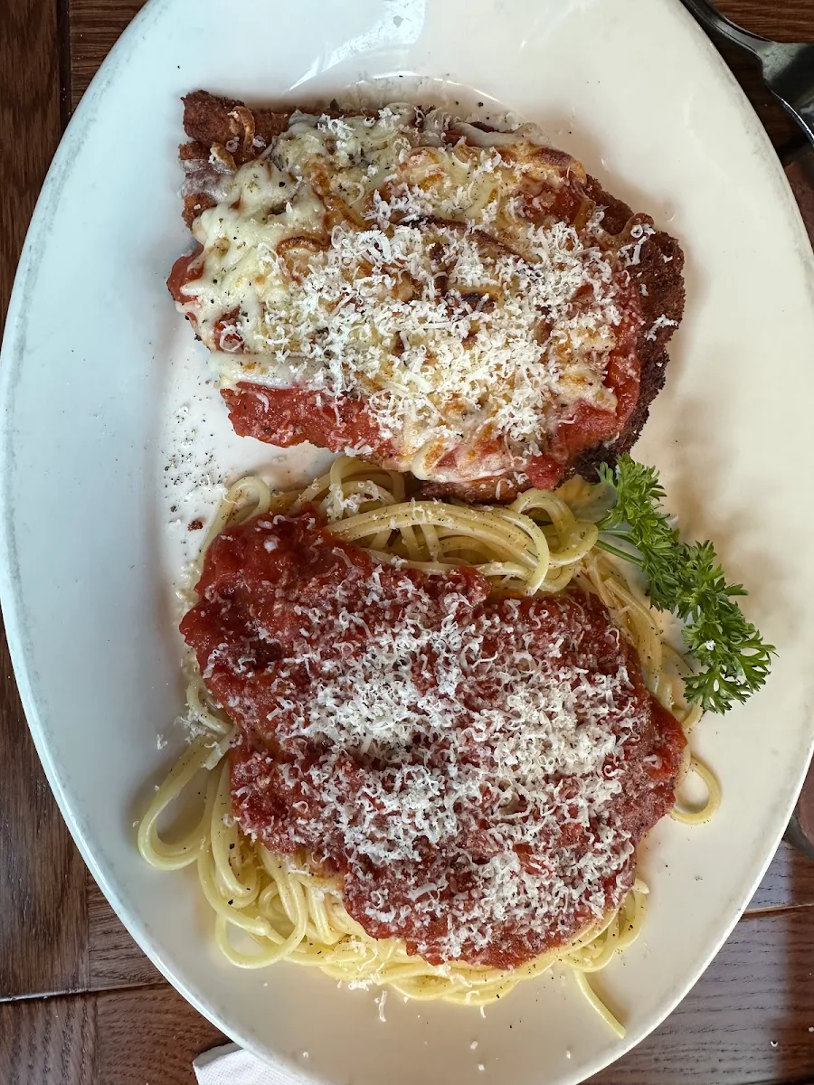 Pot-Pourri Spaghetti with Meat Mizithra Cheese and Marinara Sauce, The Old Spaghetti Factory (Kelowna)