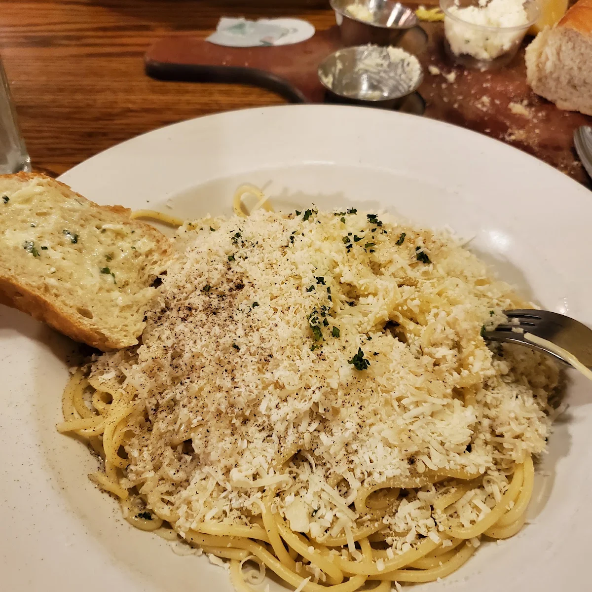 Spaghetti with Butter Parmesan, The Old Spaghetti Factory (Kelowna)