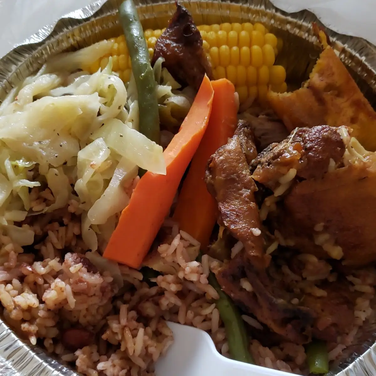Stew Chicken Dinner