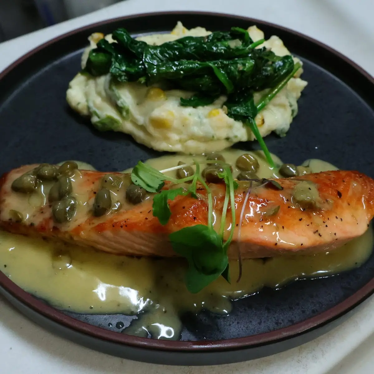 Pan Roasted Atlantic Salmon