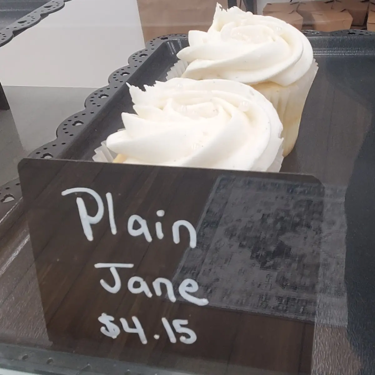 Plain Jane Cupcake