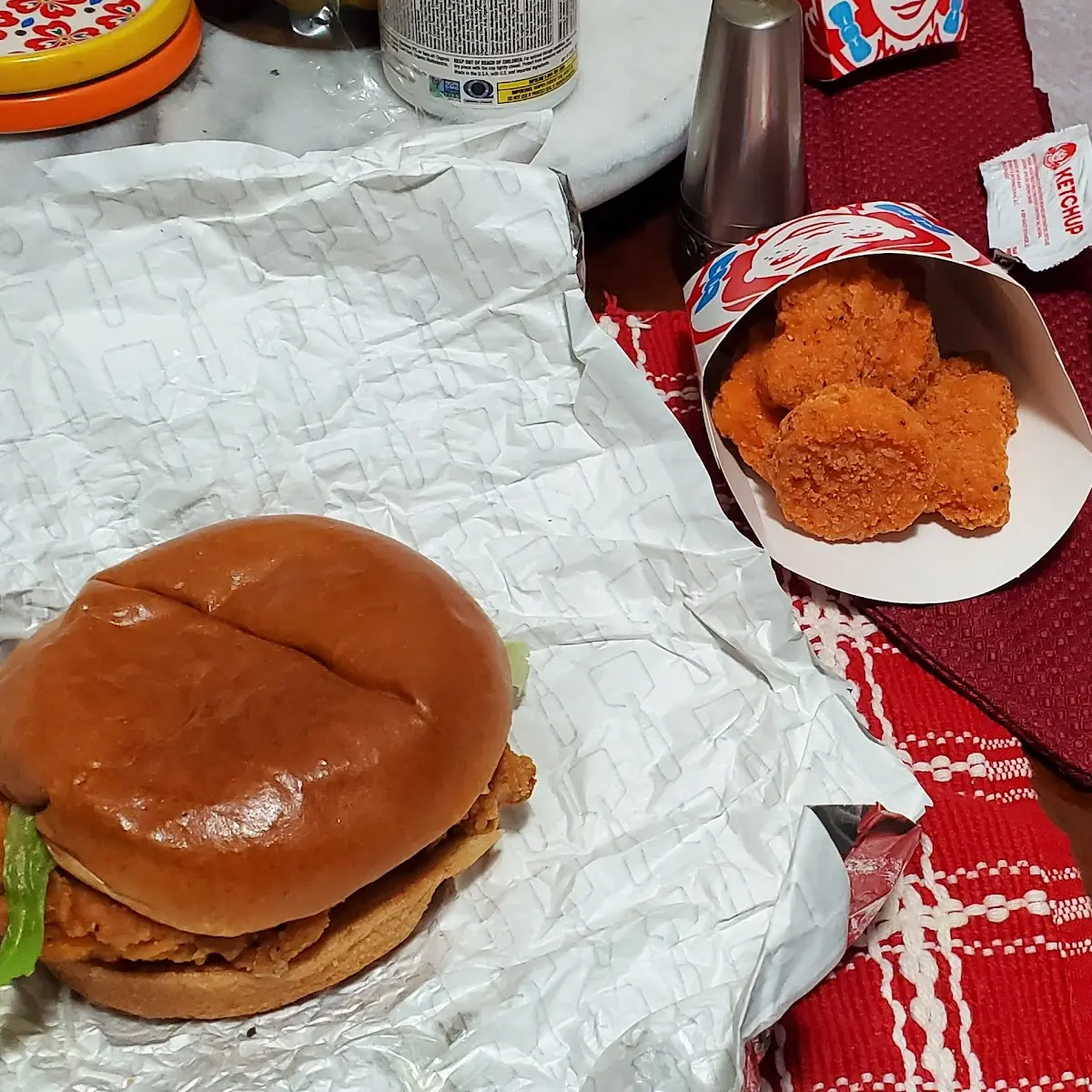 Spicy Chicken Nuggets Spicy Chicken Sandwich