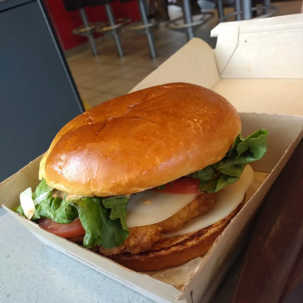 Deluxe Crispy Chicken Sandwich