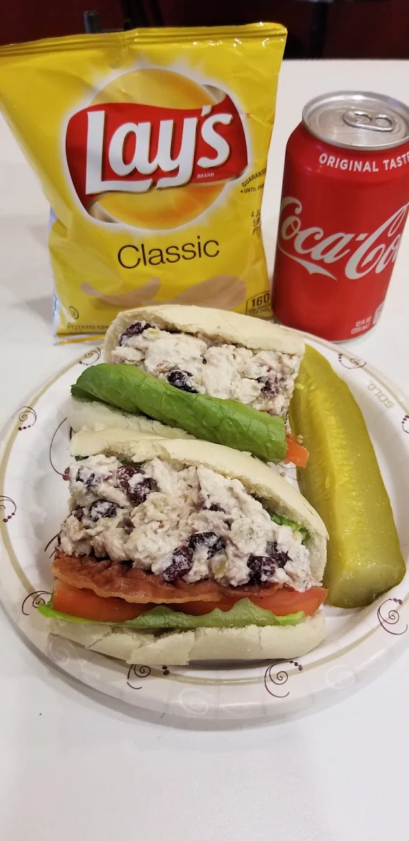 Cranberry Walnut Chicken Salad Sandwich
