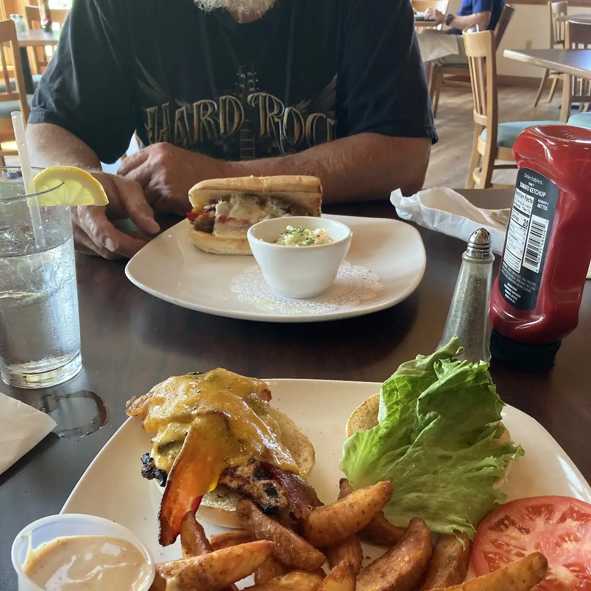 Grilled Chicken Bacon Cheese Sandwich