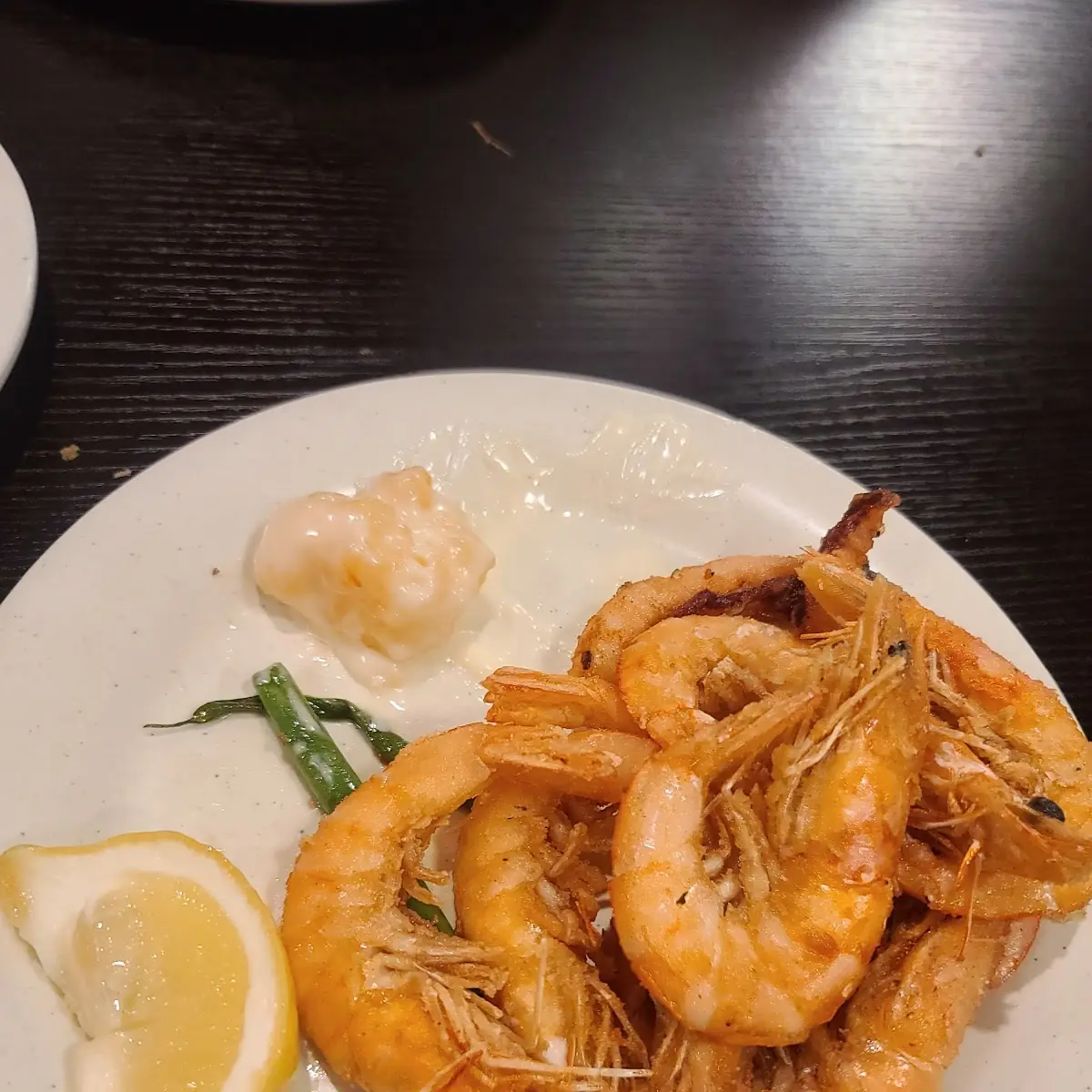Salt & Pepper Shrimp and 1 Left Off Coconut Sauceshrimp