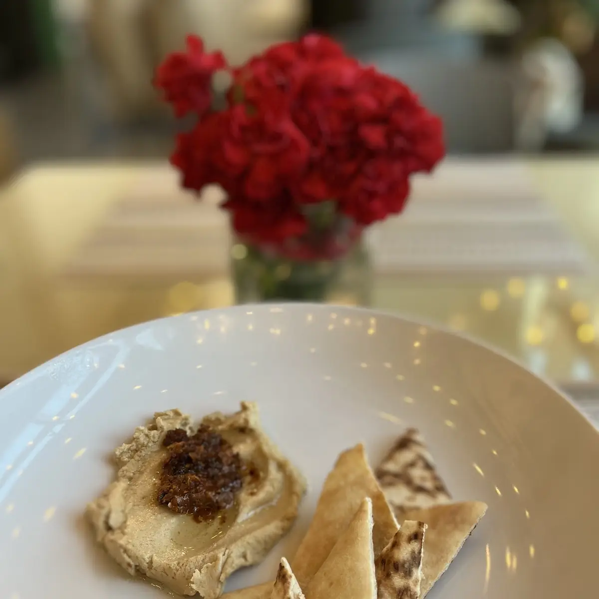 Hummus and Pita Chips