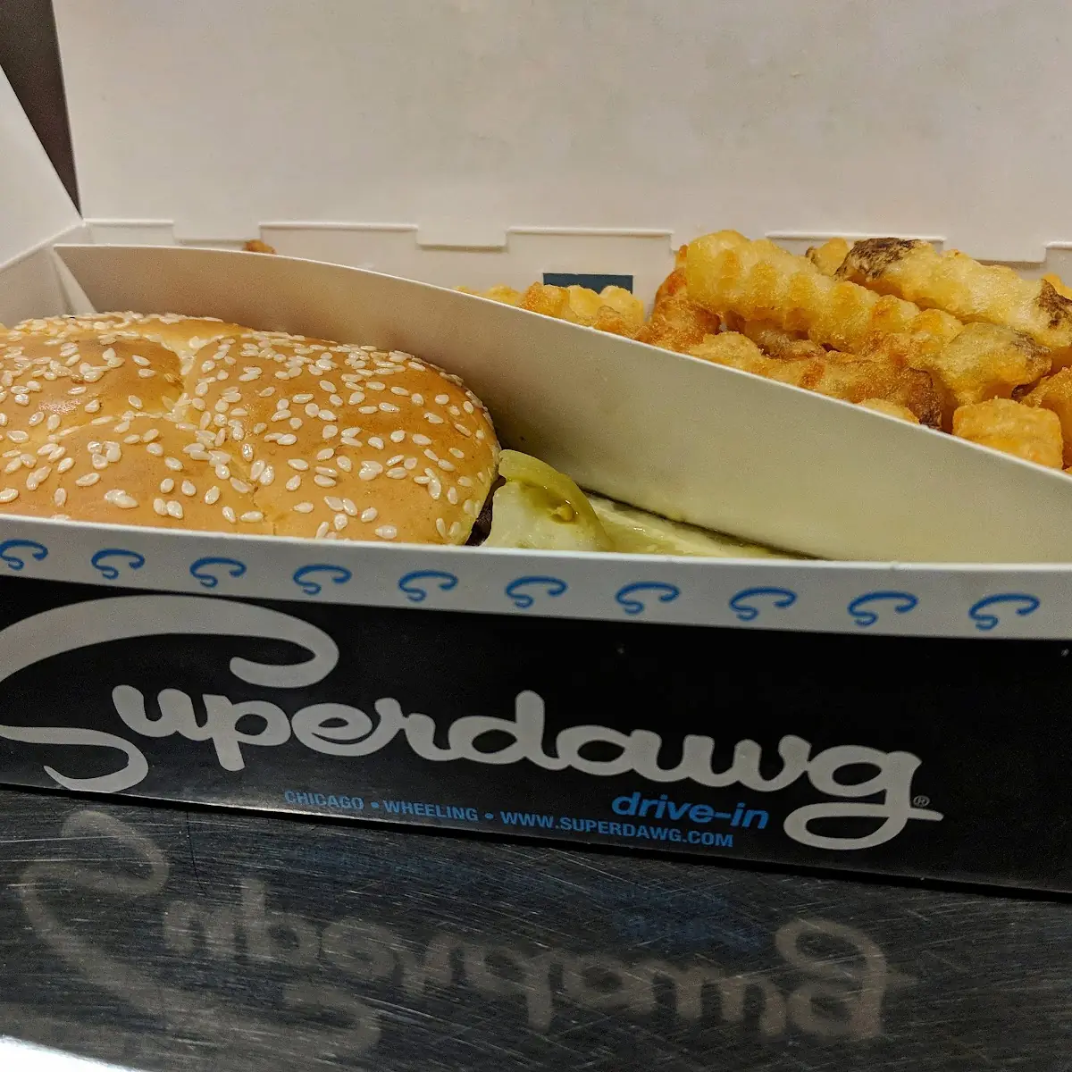 Super Burger with Cheeseburger Combo