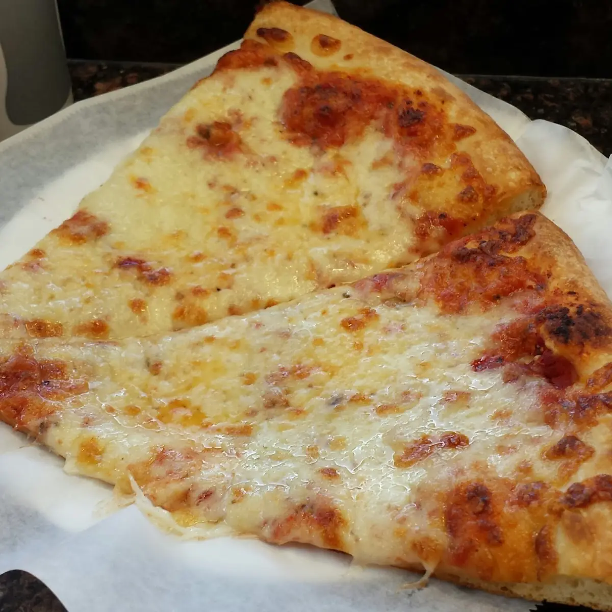 Plain Slice of Cheese Pizza