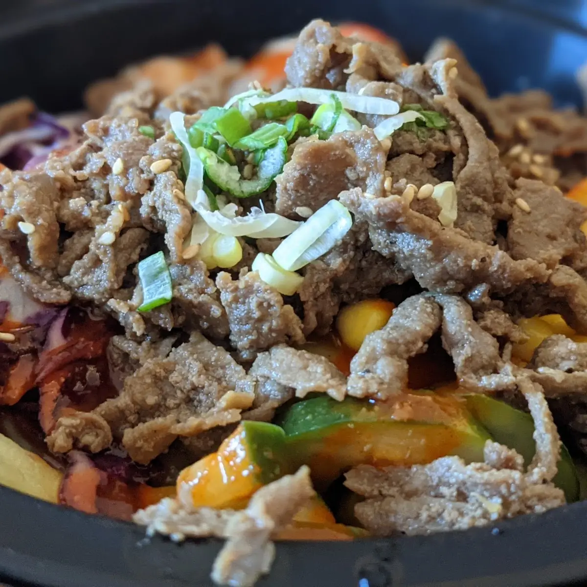 Packed Salad Beef Bulgogi