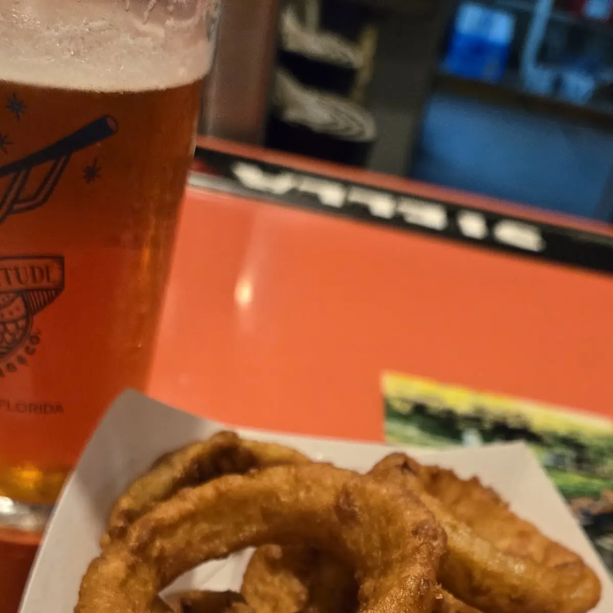 Coconut Shrimp and Onion Rings
