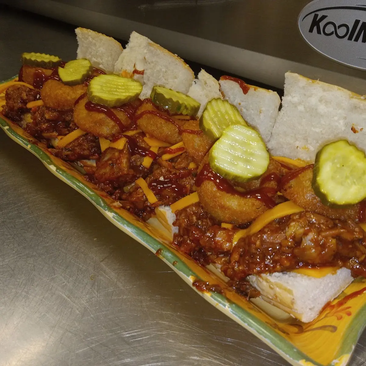Pulled BBQ Pork Cheddar Sliders