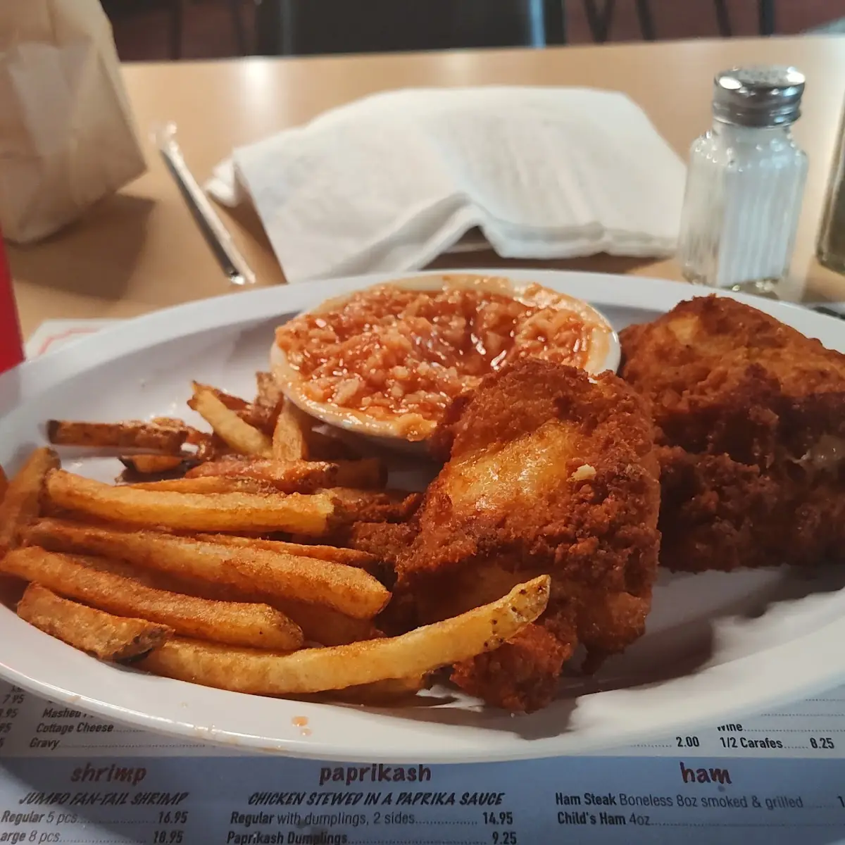 Fried Chicken Dinner