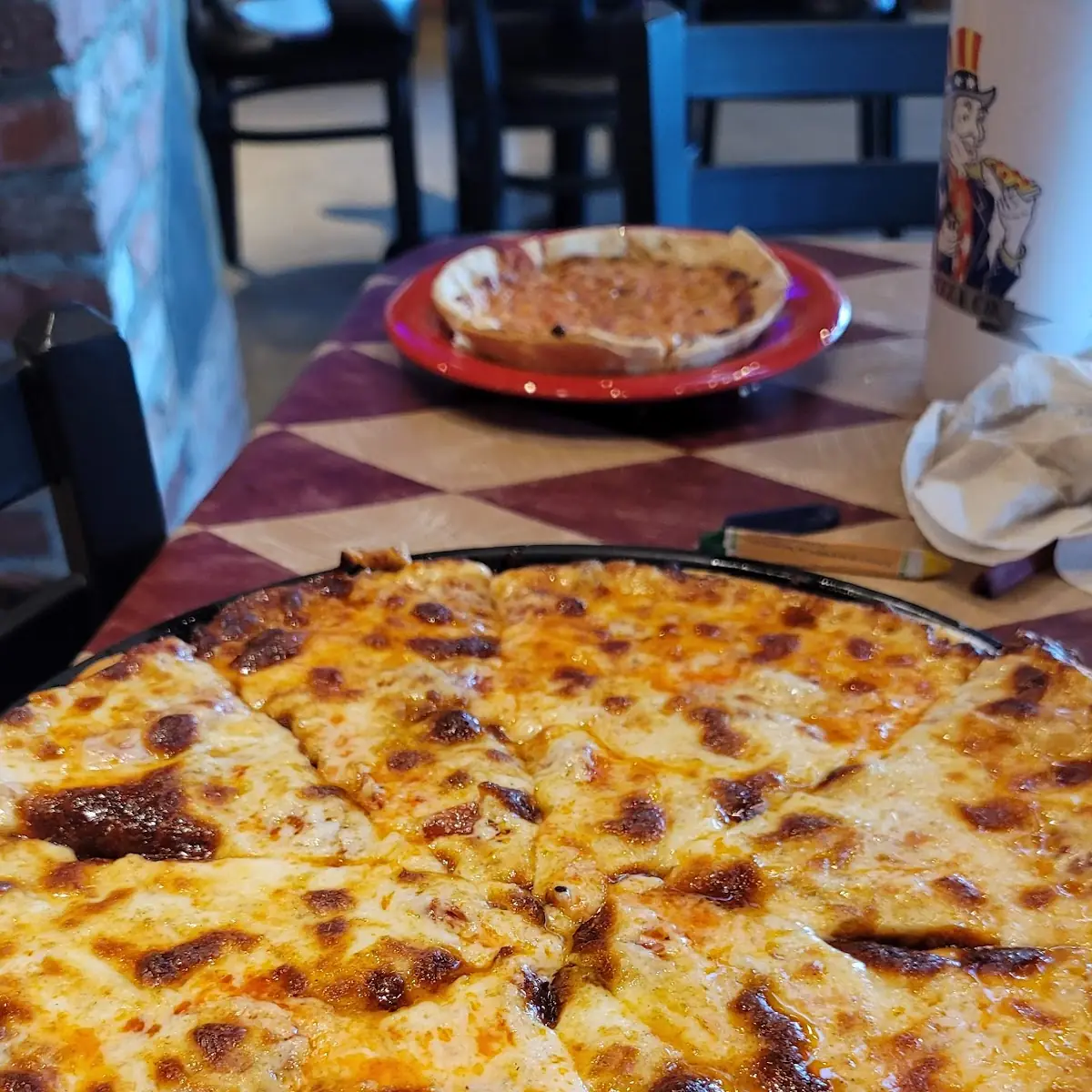 Double Pepperoni and Cheese Pizza