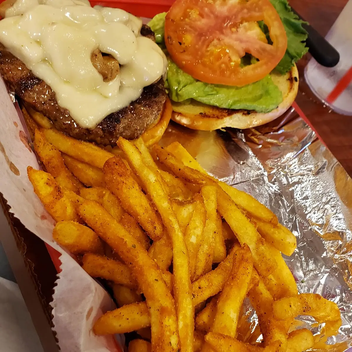 Mushroom Swiss Burger