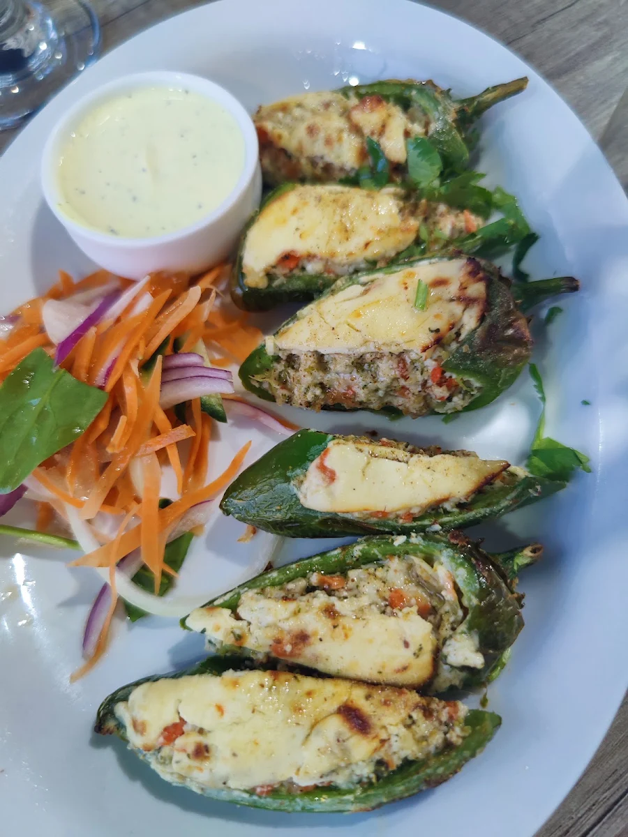Spinach and Cheese Naan