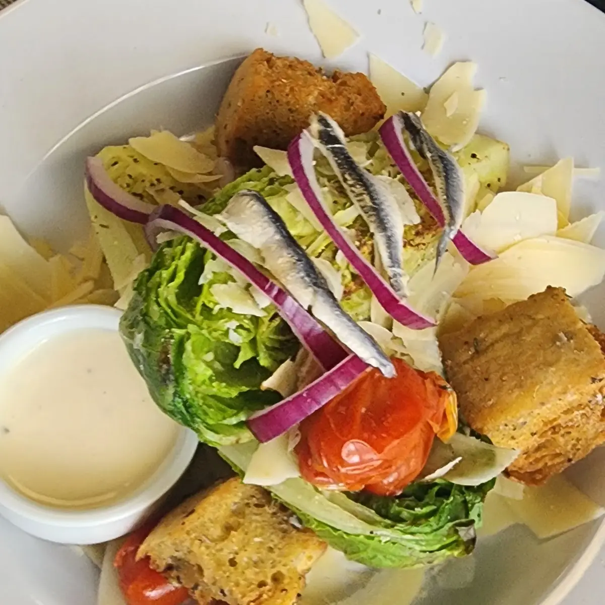Deconstructed Caesar Salad
