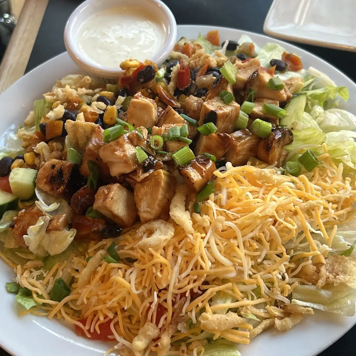 BBQ Chicken Ranch Salad