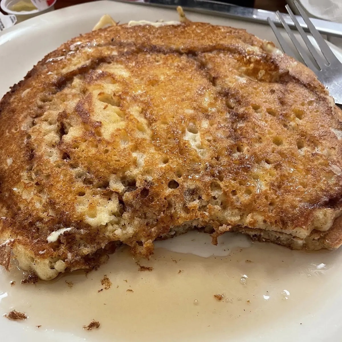 Cinnamon Swirl Pancakes