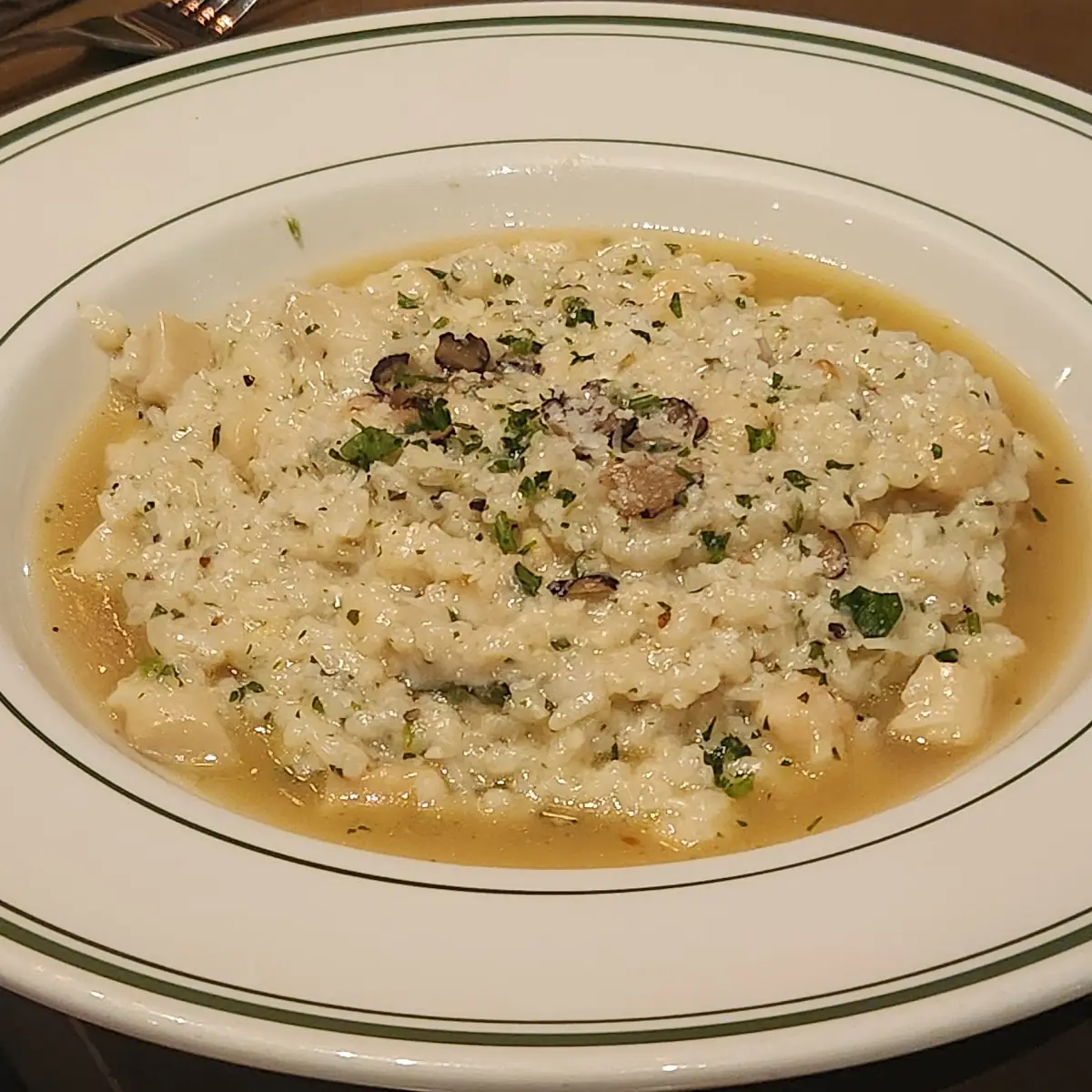 Scallop Mushroom Risotto
