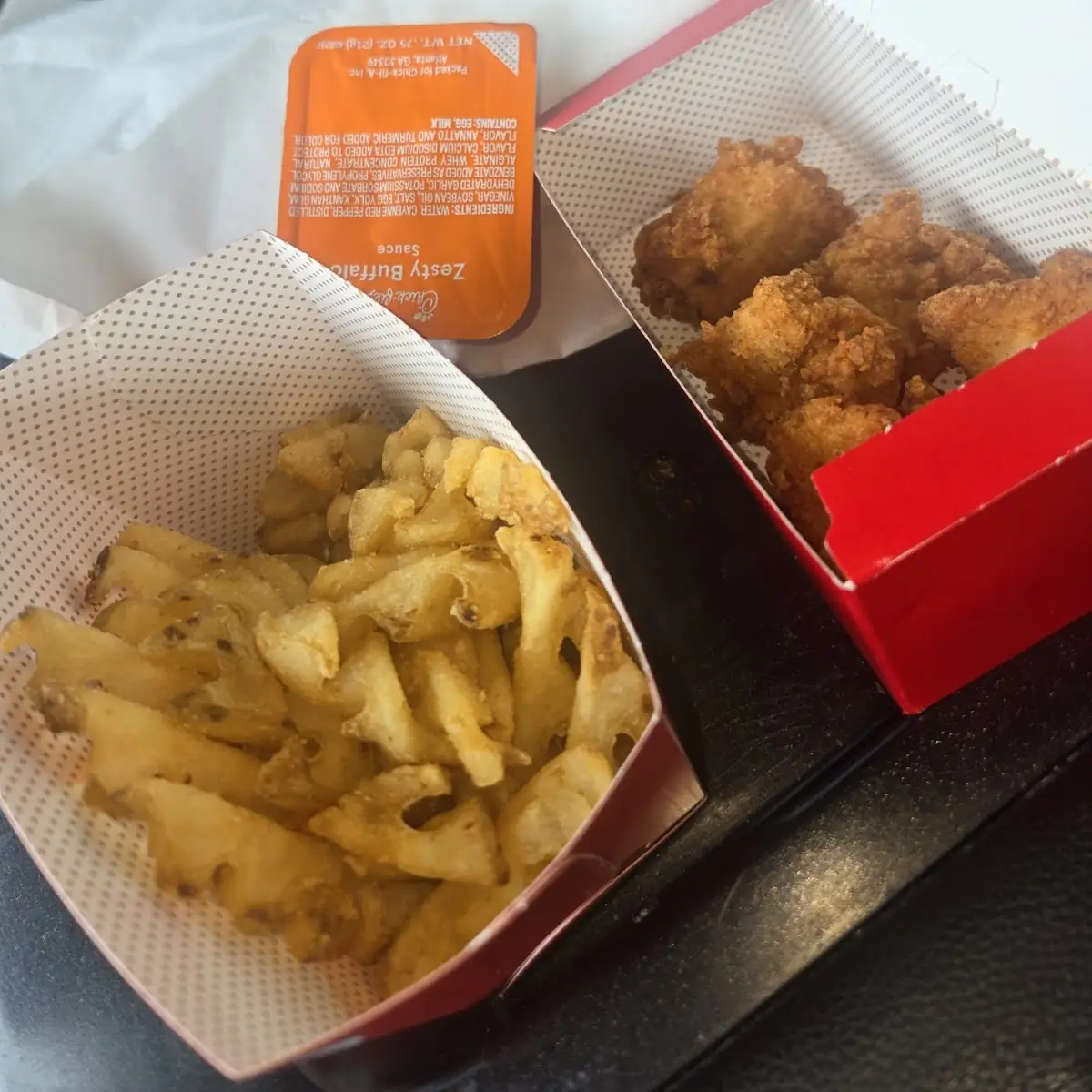 Chicken Nuggets Waffle Fries