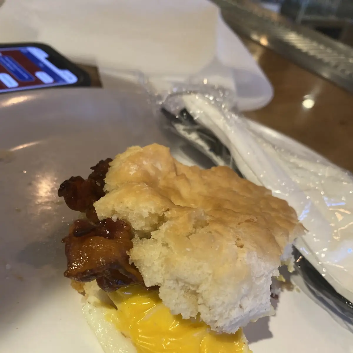Bacon Egg and Cheese Biscuit