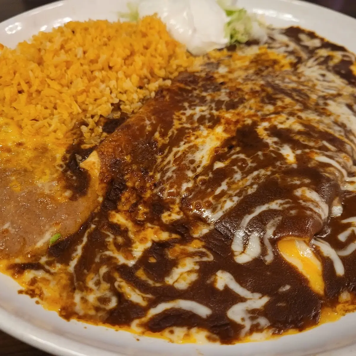 Mole Enchiladas