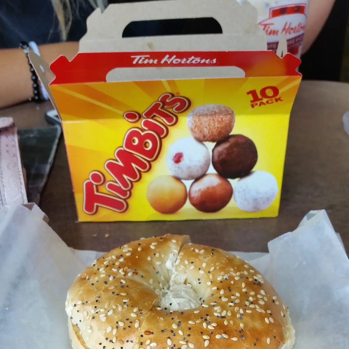 Everything Bagel with Garlic Herb Cream Cheese