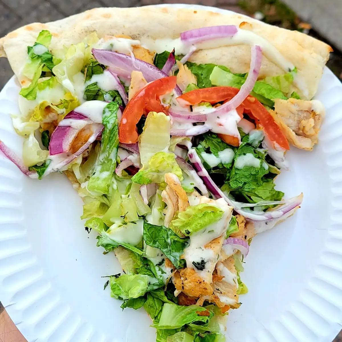 Chicken Salad Pizza